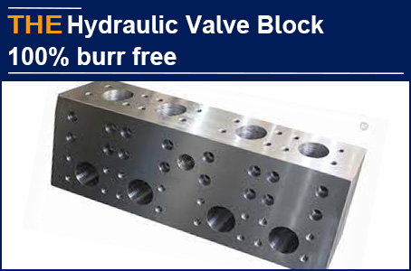 The intelligently polished AAK hydraulic valve block is 100% burr...